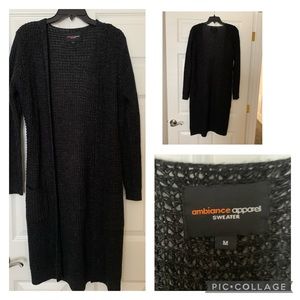 Ambiance Apparel Cardigan Size Medium